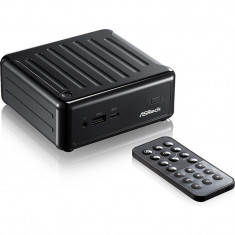 ASROCK Mini Sistem PC ASRock Beebox N3000, Procesor Intel? Celeron? N3000 1.04GHz Braswell, 4GB, 128GB SSD, GMA HD, no OS, Black foto