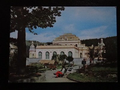 SEPT15-Vedere/Carte postala-Vatra Dornei-Pavilionul Central-circulata foto