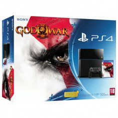 Sony Consola PS4 500GB + Joc GOD OF WAR 3 REMASTERED foto