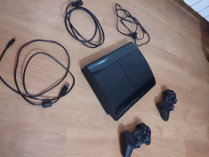 Consola Sony PS3 Super Slim 12GB 4204A toate accesoriile joc PlayStation 3 foto