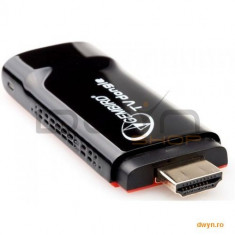 GEMBIRD HDMI SmartTV Dongle, ARM Cortex A9 dual-core 1.6GHz, 1GB RAM, 4GB Flash, Android 4.1.1 (updated to foto