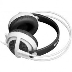 STEELSERIES Casti cu microfon SteelSeries, Siberia V3, Full size, 10-28.000Hz, 35 Ohm, Cablu 1.2m, culoare alba, foto