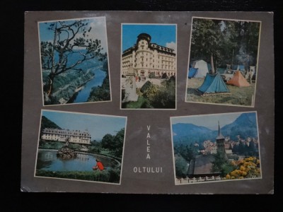 SEPT15-Vedere/Carte postala-Valea Oltului-Govora-Calimanesti-Olanesti-circulata foto