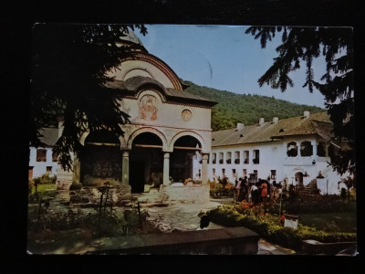 SEPT15-Vedere/Carte postala-Valcea-Manastirea Cozia-circulata foto