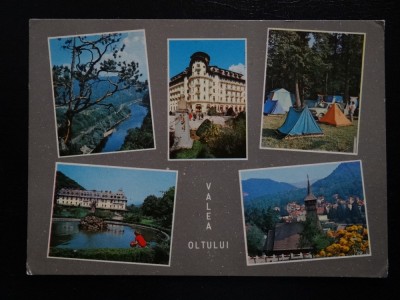 SEPT15-Vedere/Carte postala-Valea Oltului-Govora-Olanesti-Calimanesti-circulata foto