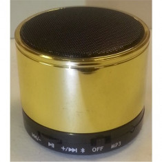 ChinaTech Mini Boxa Bluetooth cu MP3 pentru Telefoane Mobile Gold foto