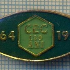 834 NEW INSIGNA - CEC - 130 ANI - 1864-1994 -starea care se vede