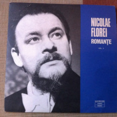 nicolae florei vol II romante disc vinyl lp muzica populara folclor STM EPE 0976