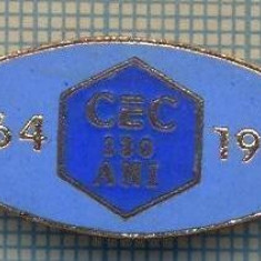 836 NEW INSIGNA - CEC - 130 ANI - 1864-1994 -starea care se vede