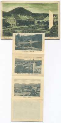 2967 - BAIA-MARE, leporello - old postcard + 10 mini photocards - unused foto