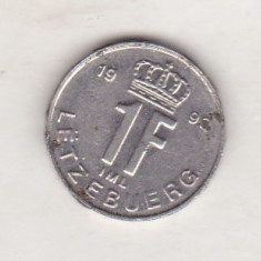 bnk mnd Luxemburg 1 franc 1990