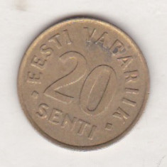 bnk mnd Estonia 20 senti 1992