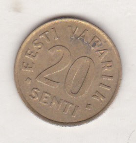 bnk mnd Estonia 20 senti 1992