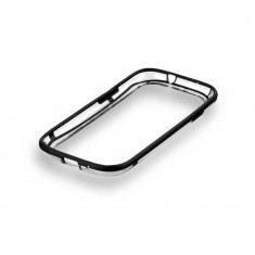 Bumper Samsung i9300 Galaxy S3 negru transparent (TPU) foto