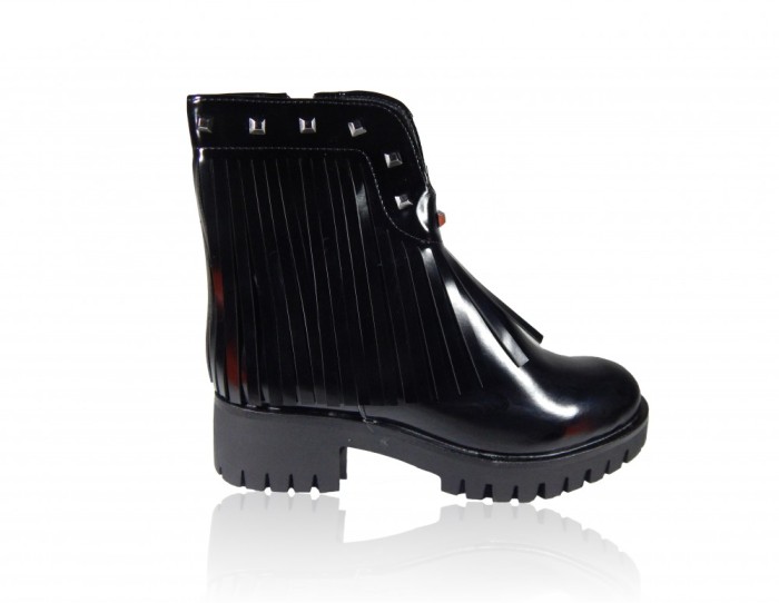 Ghete dama fashion Negru-Franjuri. Cod:A508. LICHIDARE DE STOC! foto mare Ghete dama fashion Negru-Franjuri. Cod:A508. LICHIDARE DE STOC! foto mare
