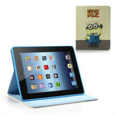 Husa Flip Cu Stand iPad 4 / 3 / 2 Minioni Despicable Me Carl foto