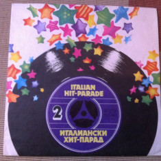 italian hit parade vol2 disc vinyl lp selectii muzica italiana pop balkanton VG+