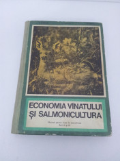 ECONOMIA VINATULUI ?I SALMONICULTURA/ MANUAL LICEE SPECIALITATE ANII III,IV 1971 foto