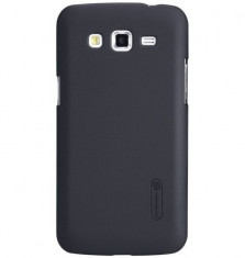 Carcasa protectie spate + folie ecran pentru Samsung Galaxy Grand2 G7102/7105 - neagra foto