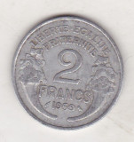 Bnk mnd Franta 2 franci 1959, Europa