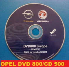 DVD CD HARTI NAVIGATIE OPEL DVD800 CD500 OPEL INSIGNIA ASTRA J MERIVA HARTI 2016 foto