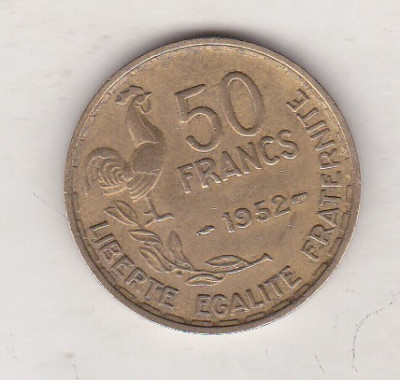 bnk mnd Franta 50 franci 1952 foto