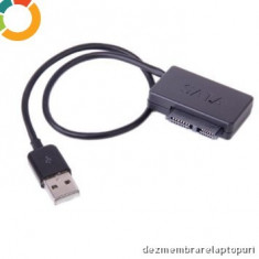 Cablu adaptor usb la dvd laptop sata CD DVD extern unitate optica foto