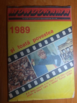 revista mondorama decembrie 1990 ( povestea revolutiei ) foto