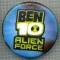 898 NEW INSIGNA - BEN 10 ALIEN FORCE - SERIAL DE ANIMATIE -starea care se vede