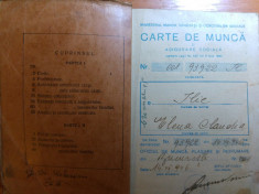 carte de munca 1946 - este flancata cu 132 timbre foto