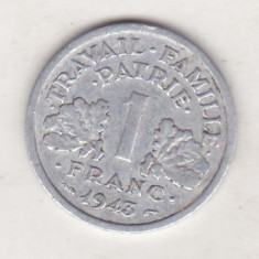 bnk mnd Franta 1 franc 1943