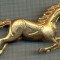 884 NEW INSIGNA - CAL IN SARITURA -INTERESANT -starea care se vede