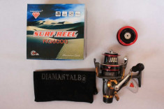 Mulineta Diamant Alb KQ6000 ( KQ 6000 ) 10 Rulmenti Baitrunner ( Bait Runner ) foto