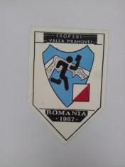 FANION TROFEUL VALEA PRAHOVEI ORIENTARE ROMANIA 1987 foto