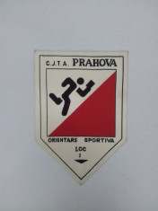 FANION C.J.T.A PRAHOVA ORIENTARE SPORTIVA LOC. I-ANII 1980 foto