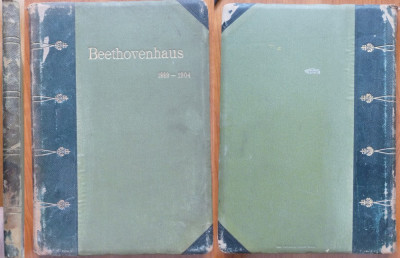 Beethovenhaus in Bonn , 1889 - 1904 ; Muzeul Bethoven in Bonn , 1904 , 8 gravuri foto