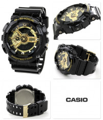 ceas CASIO G-SHOCK ga110 black-gold ( Poze reale,Garantie ) foto