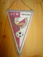 fanion fotbal cfr timisoara banat echipa club fan sport hobby de colectie foto