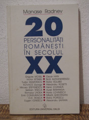 20 PERSONALITATI ROMANESTI IN SECOLUL XX-MANASE RADNEV foto