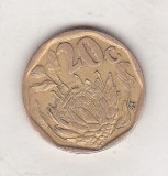 bnk mnd Africa de Sud 20 centi 1992