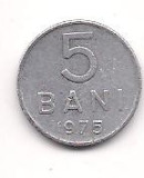 No(4) moneda- ROMANIA- 5 Bani 1975
