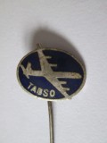 RARA! INSIGNA TABSO-LINILE AERIENE BULGARE-ANII 50