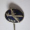 RARA! INSIGNA TABSO-LINILE AERIENE BULGARE-ANII 50