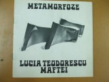 Lucia Teodorescu Maftei ceramica album expozitie 1982 Galateea Bucuresti