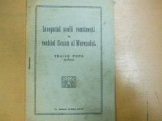 Inceputul scolii romanesti in vechiul scaun al Muresului Targu Mures 1927 T Popa foto