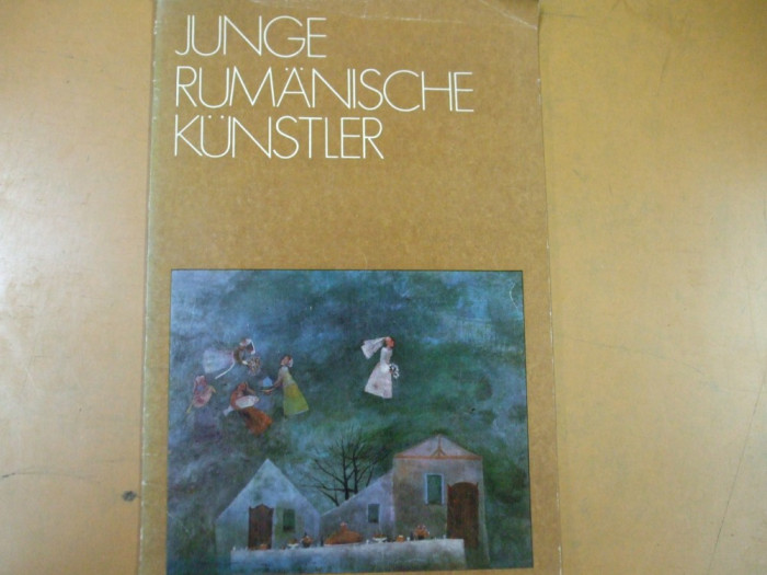 Tineri artisti romani Junge Rumanische Kunstler catalog expozitie 1977 Bucuresti
