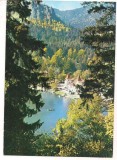 % carte postala(ilustrata)-HARGHITA -Baile Tusnad- Lacul Ciucas, Necirculata, Printata