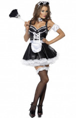 F323 Costum Halloween menajera sexy foto