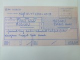 BILET TREN SNCF FRANTA ANUL 1967 PE RUTA PARIS NORD - MOSCOVA SI RETUR - 633 FR