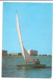 % carte postala(ilustrata)-MAMAIA-Pe lacul Suit-Ghiol